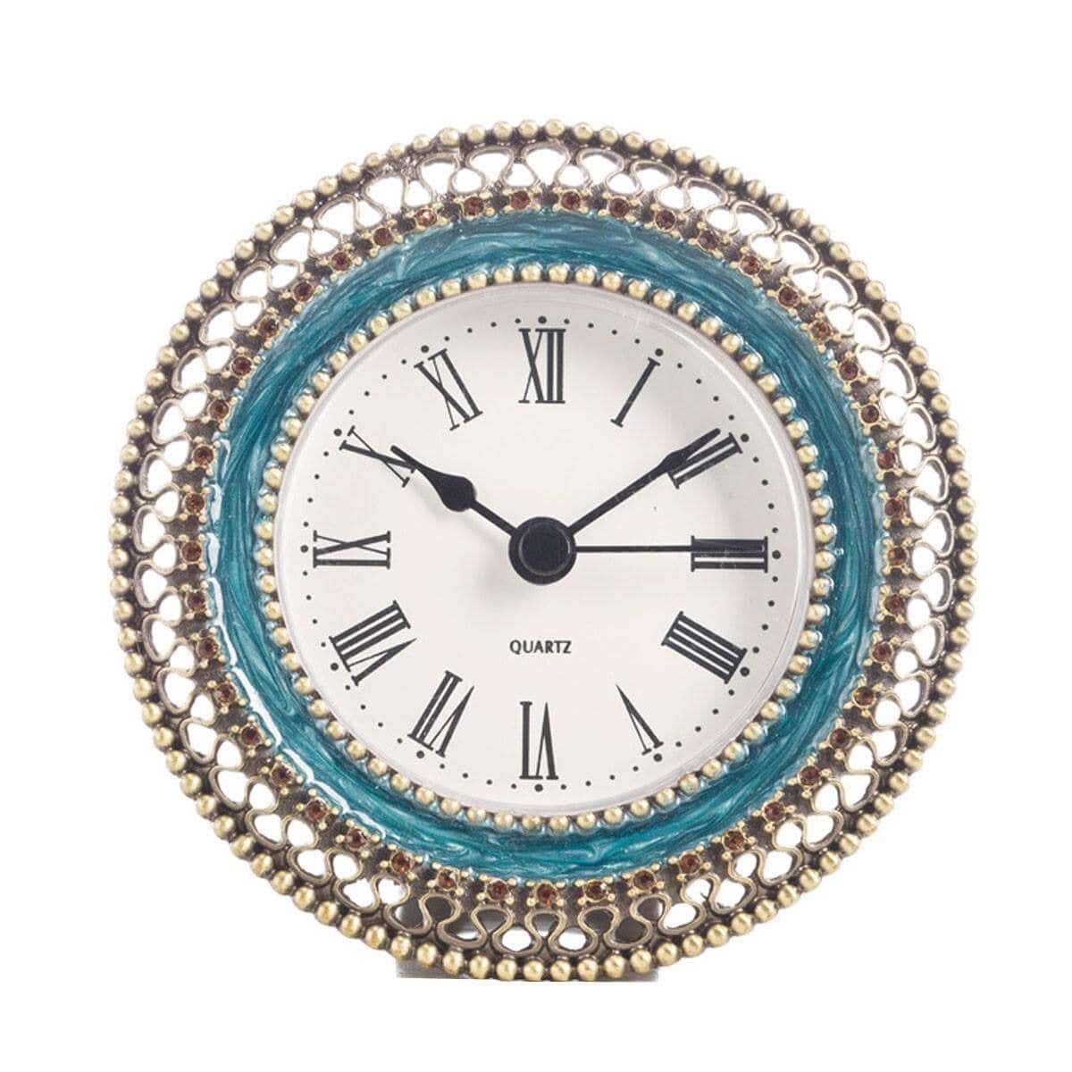6 Inch Mini Clocks Buy Enamel Mini Clock Round Online | Bed Bath N' Table