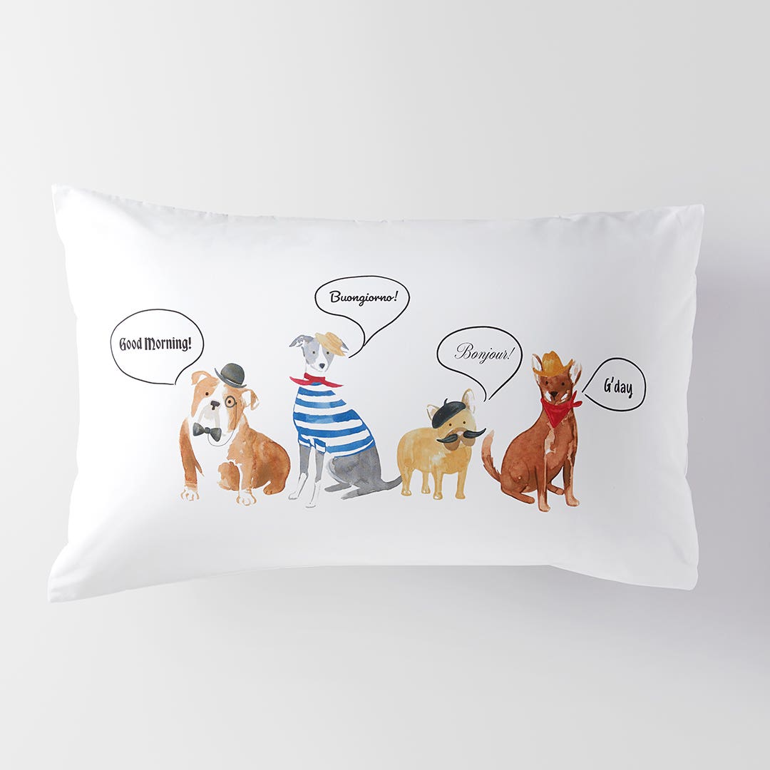 Dog pillowcase best sale