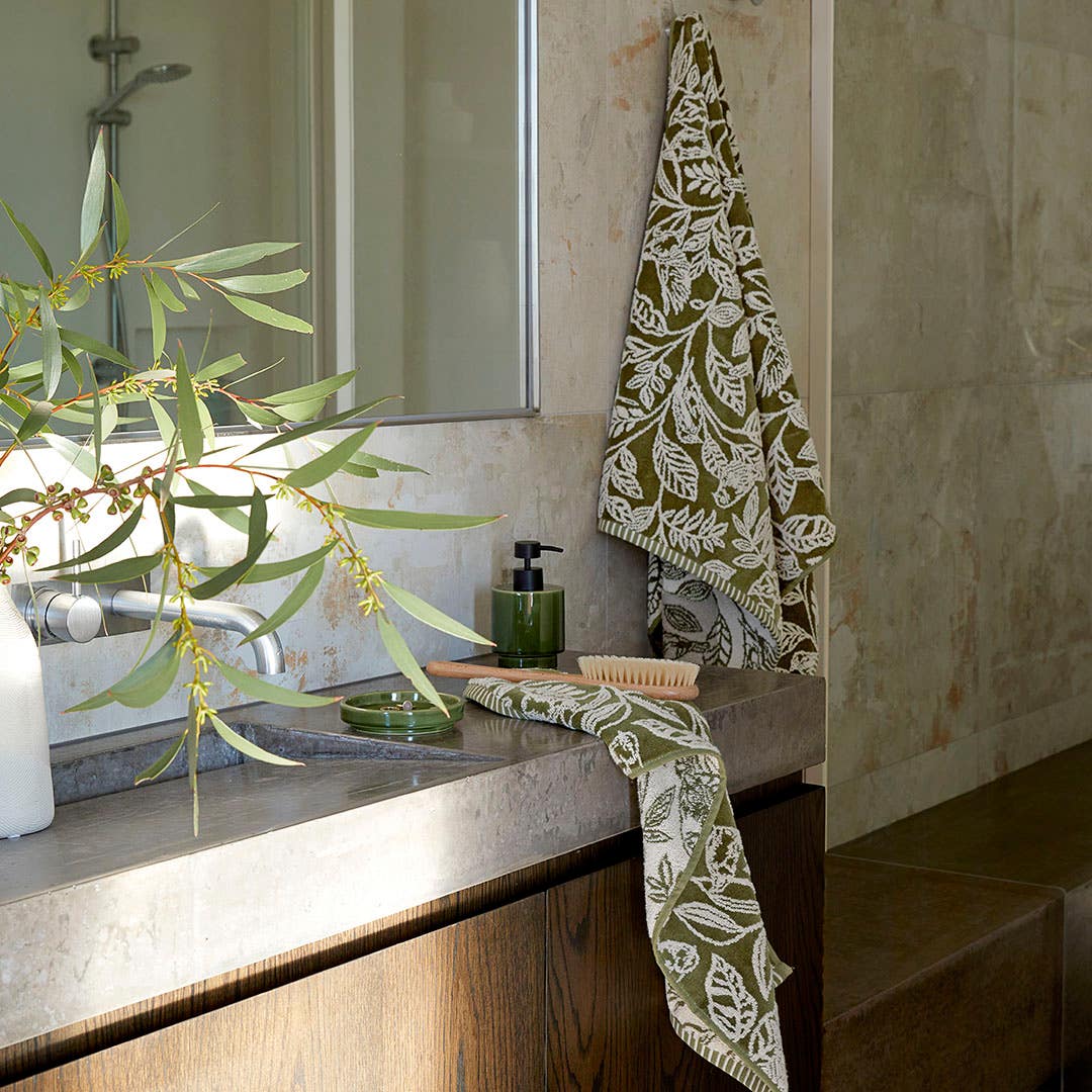 Shop Birdsong Towel Forest Green Online Bed Bath N Table