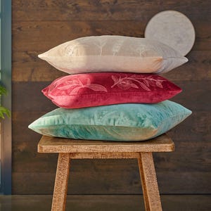 Wattle Velvet Cushion