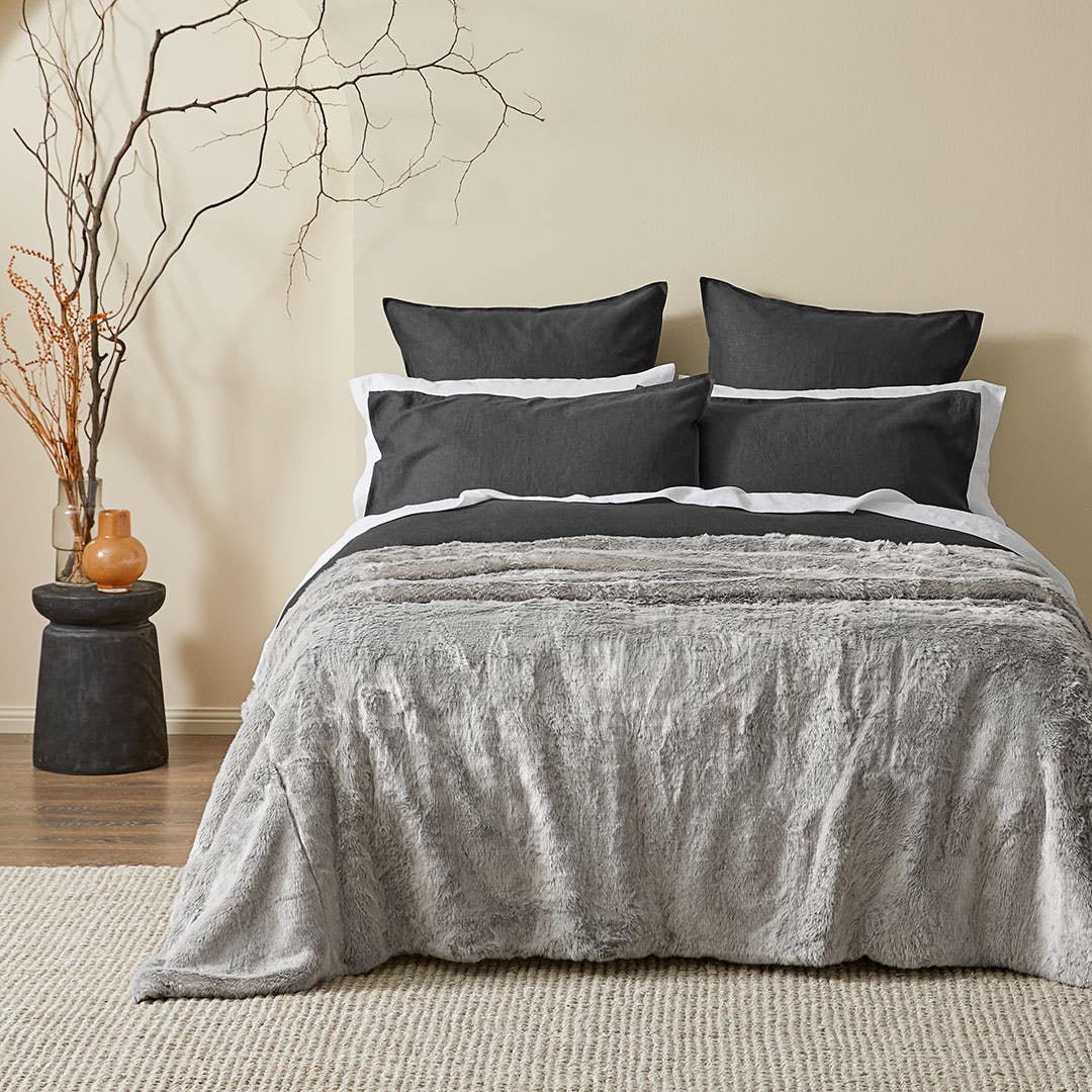 Morgan and finch hotsell faux fur throw
