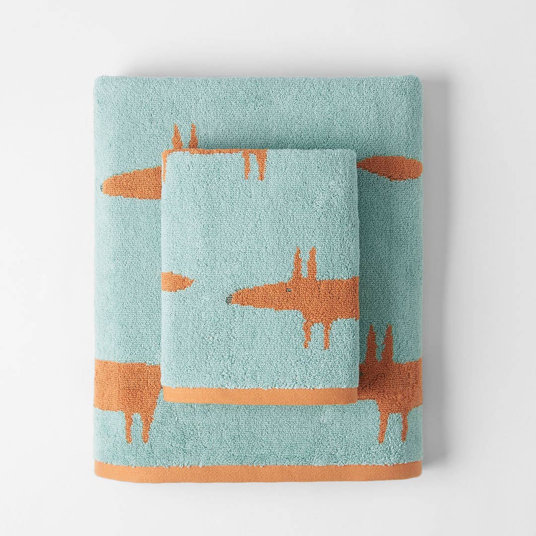 Buy Mr Fox Towels Lighand Towels Blue Orange Bed Bath N Table