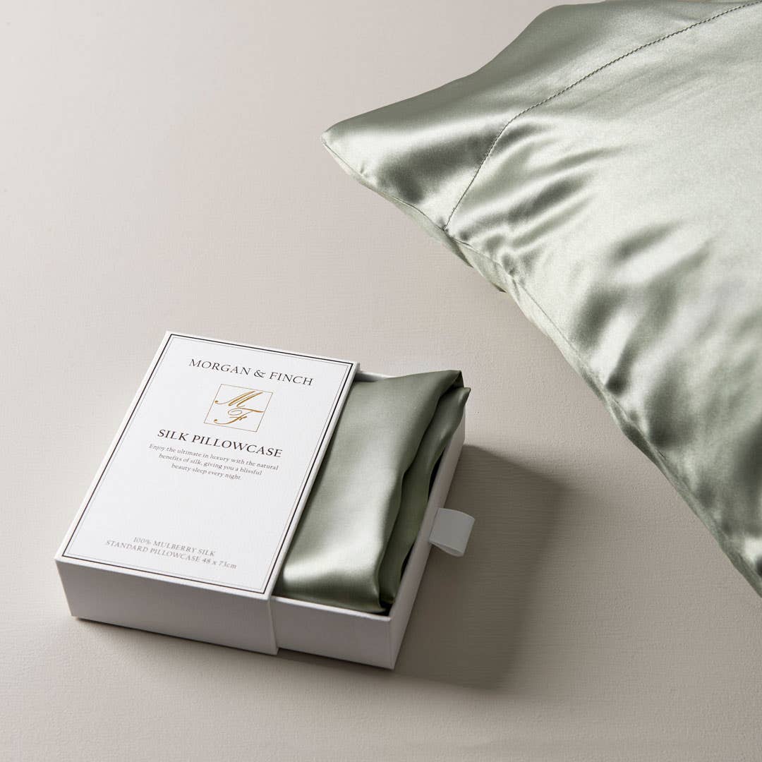 Buy Silk Pillowcase Sage Online Bed Bath N Table