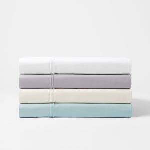 Supreme 250 TC Egyptian Cotton Sheet Separates - Silver