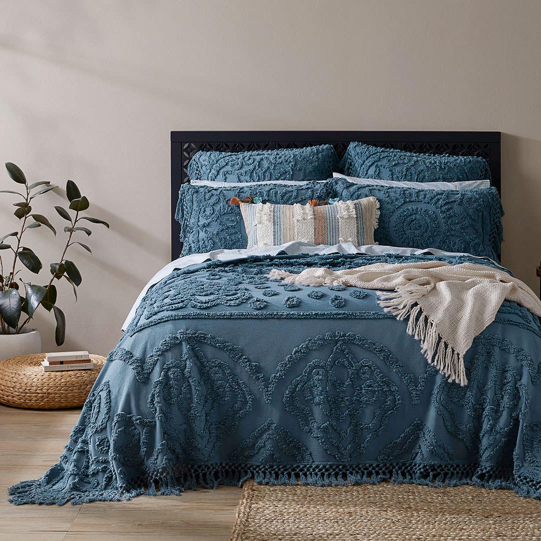 Blue store king quilt