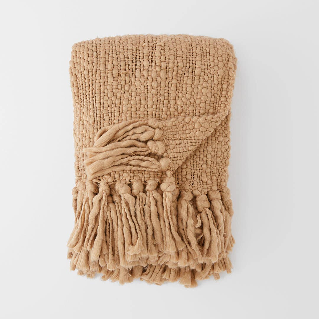 Tan coloured throws best sale