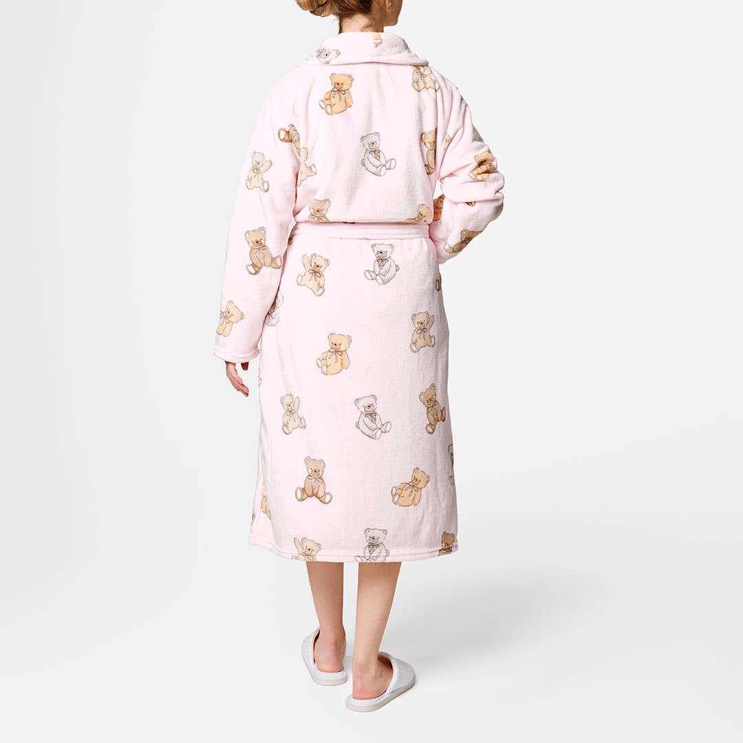 Thread Bear Robe Shop Cuddly Bear Printed Plush Robe Online | Bed Bath N' Table