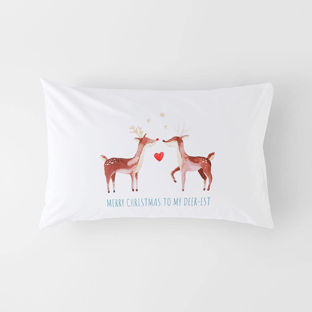 Reindeer pillowcase hot sale