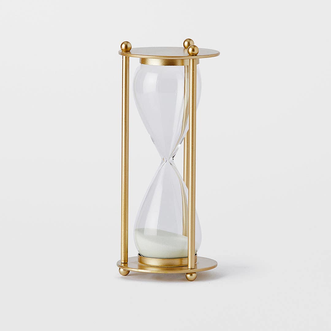 Shop Dover Sand Timer Large - Gold Online |Bed Bath N' Table