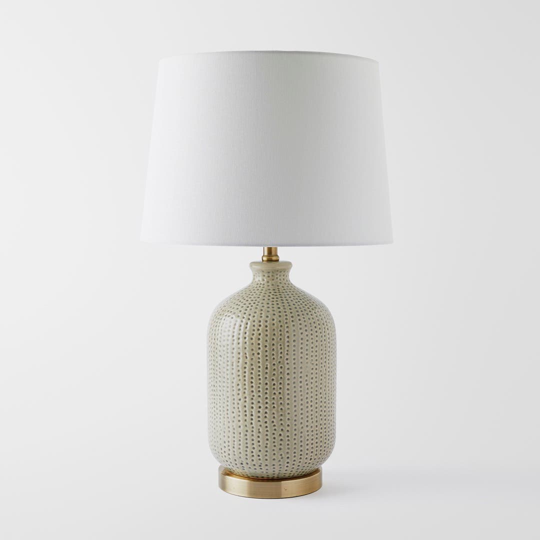Cream and outlet gold bedside lamps