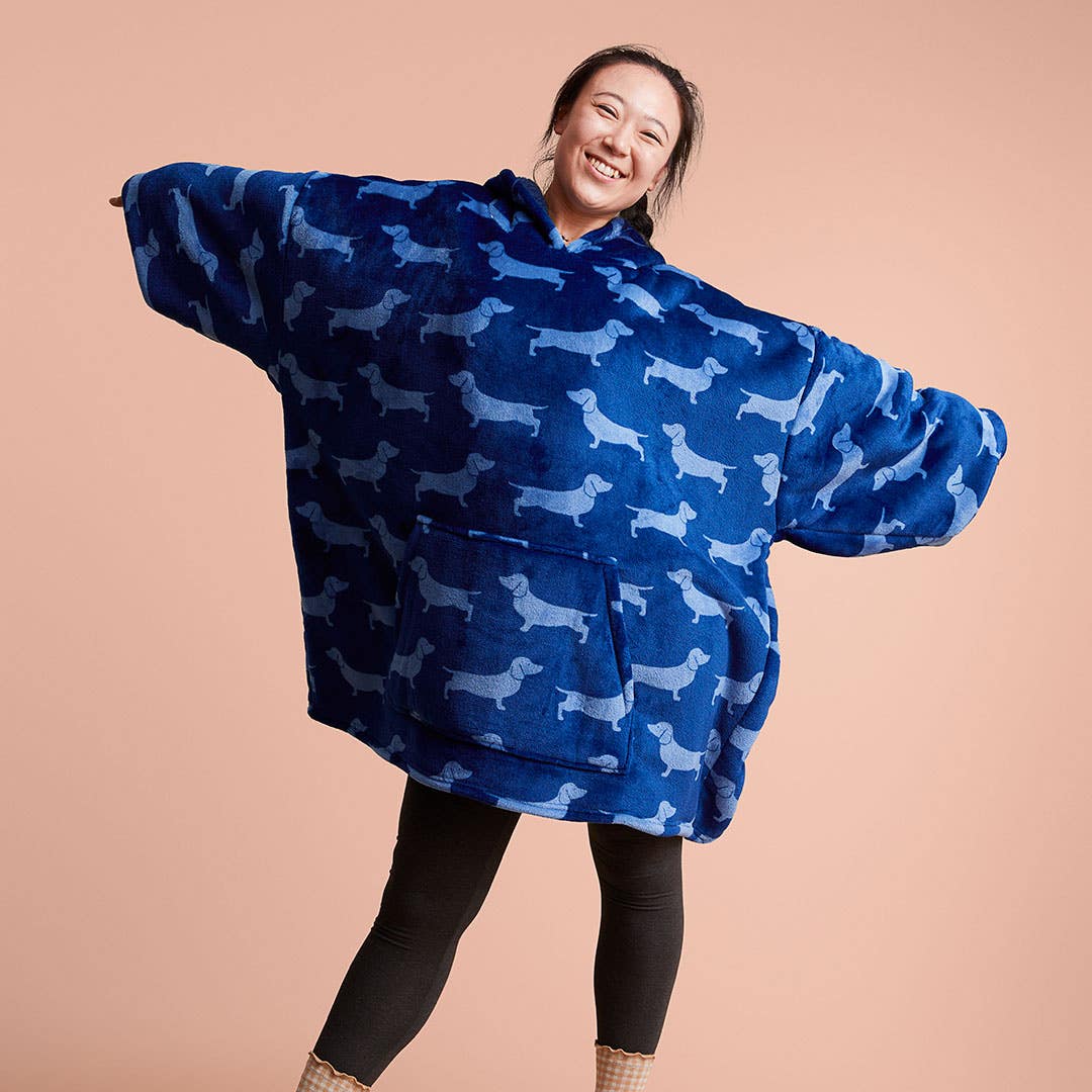Hooded sherpa throw on sale