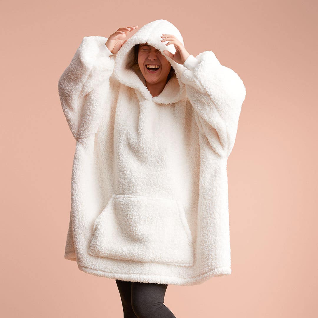 Shop Cloud Hooded Fluffy Sherpa Blanket Online Bed Bath N Table