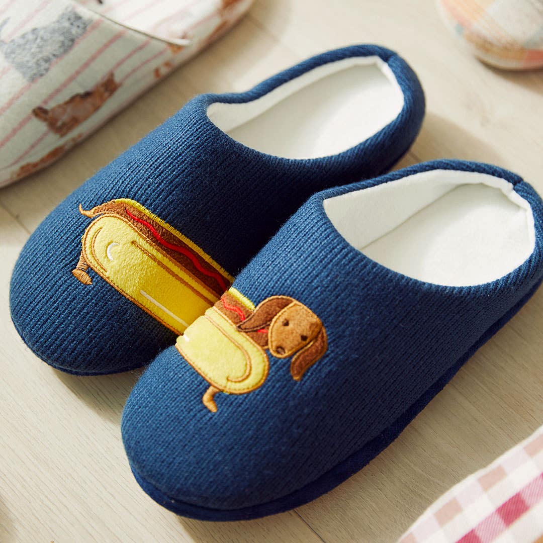 Navy slippers new arrivals