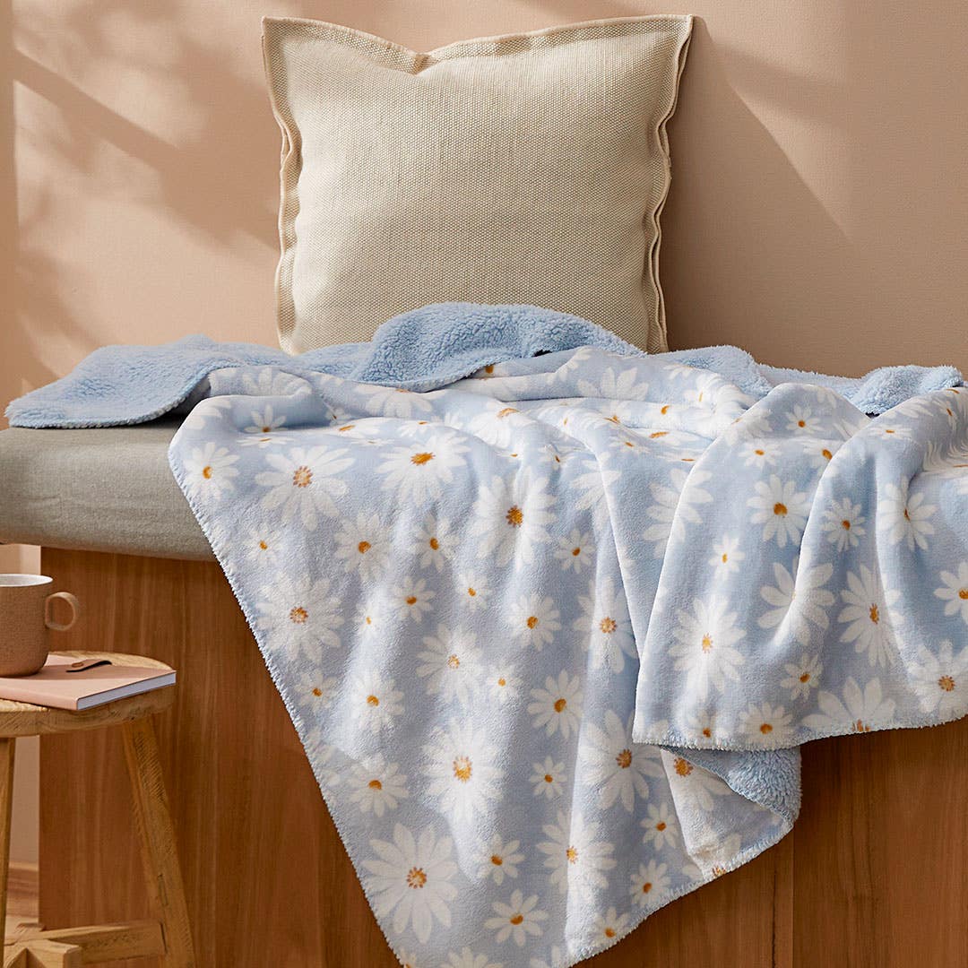 Shop Marguerite Sherpa Throw Online Bed Bath N Table