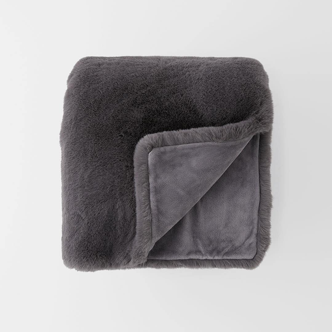 Morgan and finch faux fur throw new arrivals