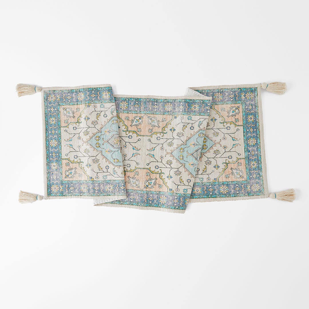 Shop Luzern Bath Runner - Blue Online | Bed Bath N' Table