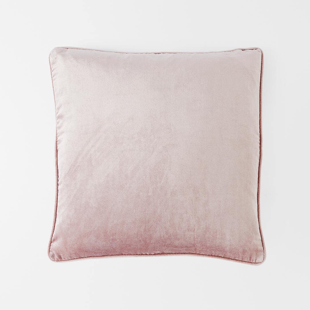 Dusty pink 2025 velvet cushion