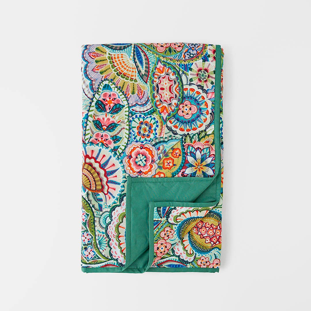 Floral picnic blanket clearance