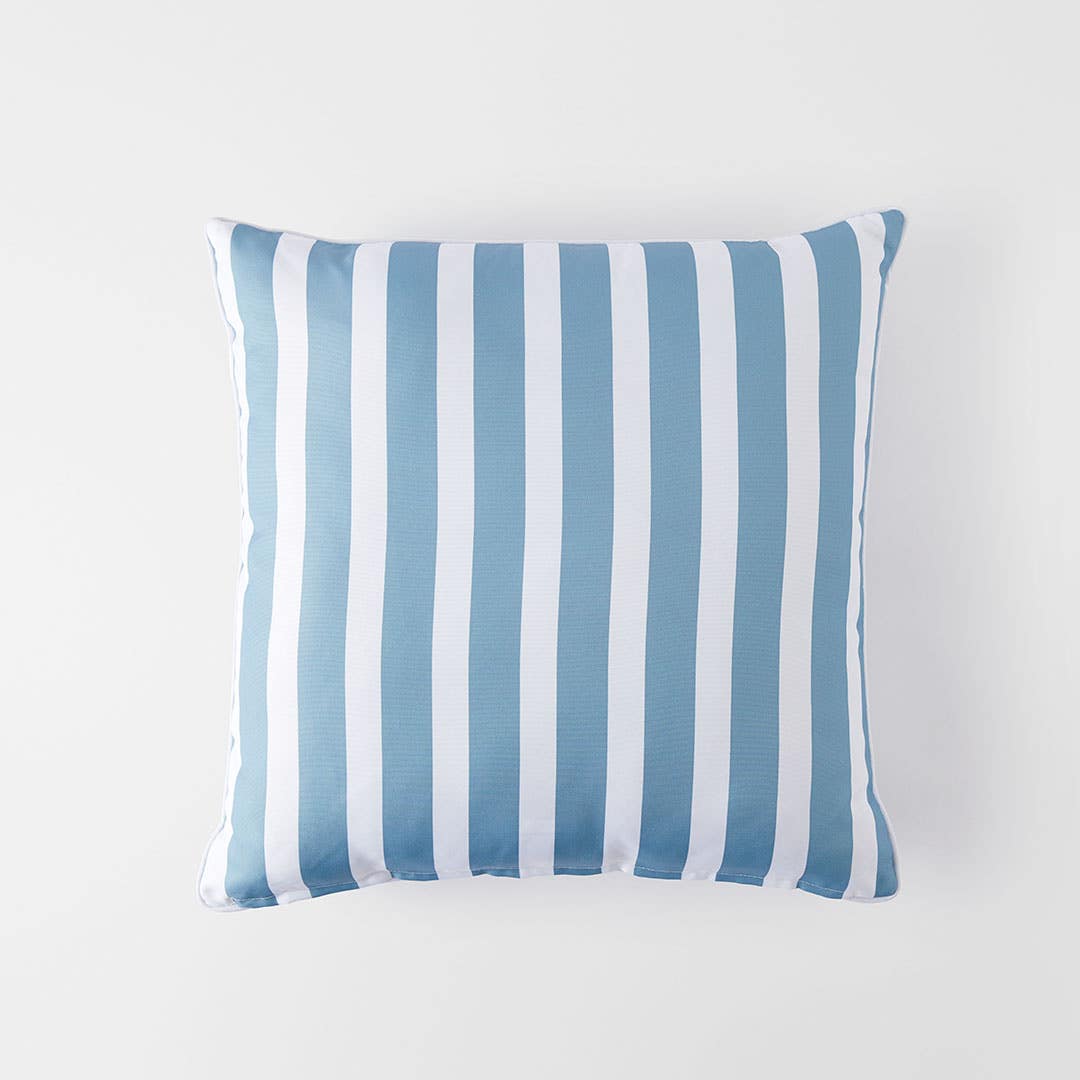 Blue stripe outdoor cushion clearance
