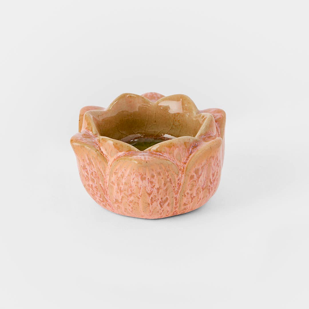 Shop Petal Tea Light Holder - Pink Online | Bed Bath N' Table