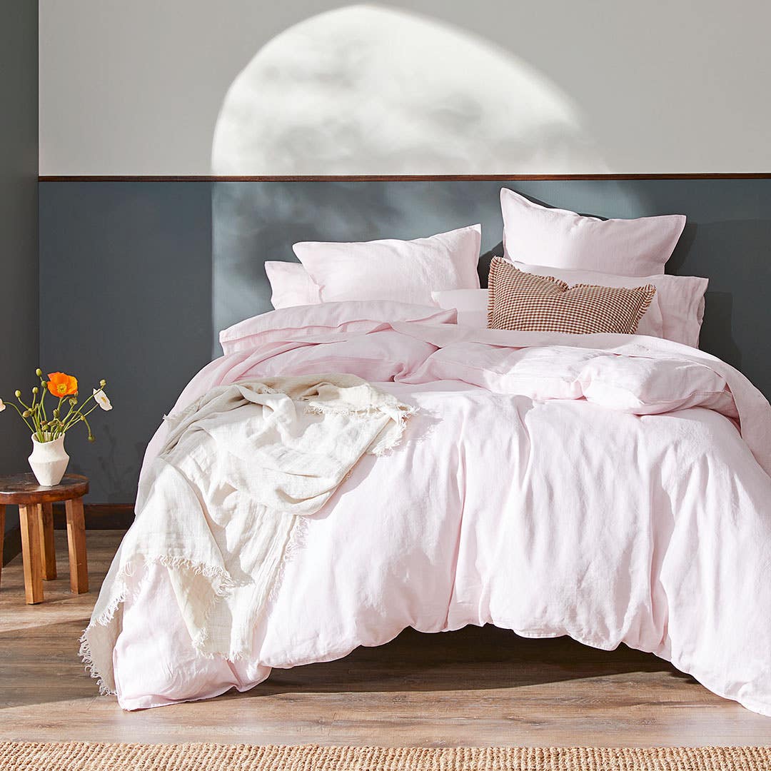 Baby pink doona cover shop
