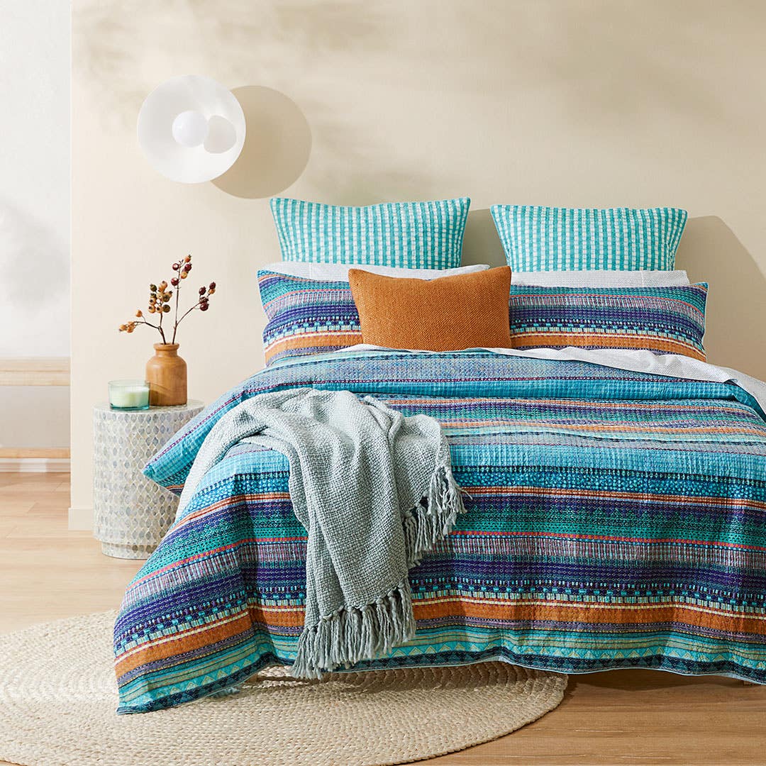 Turquoise quilts top for sale