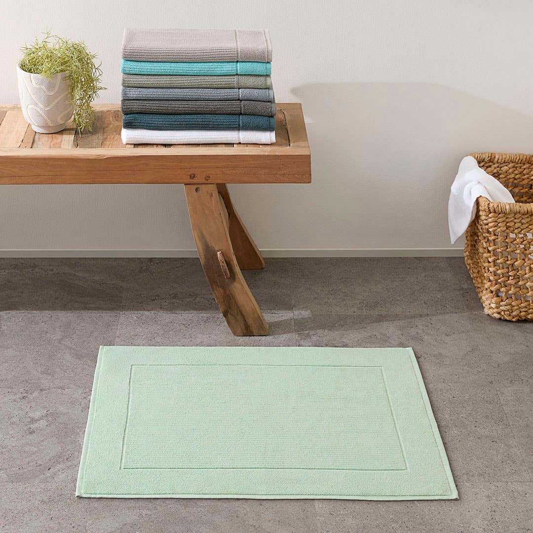 Boston Bath Mat Silver Grey
