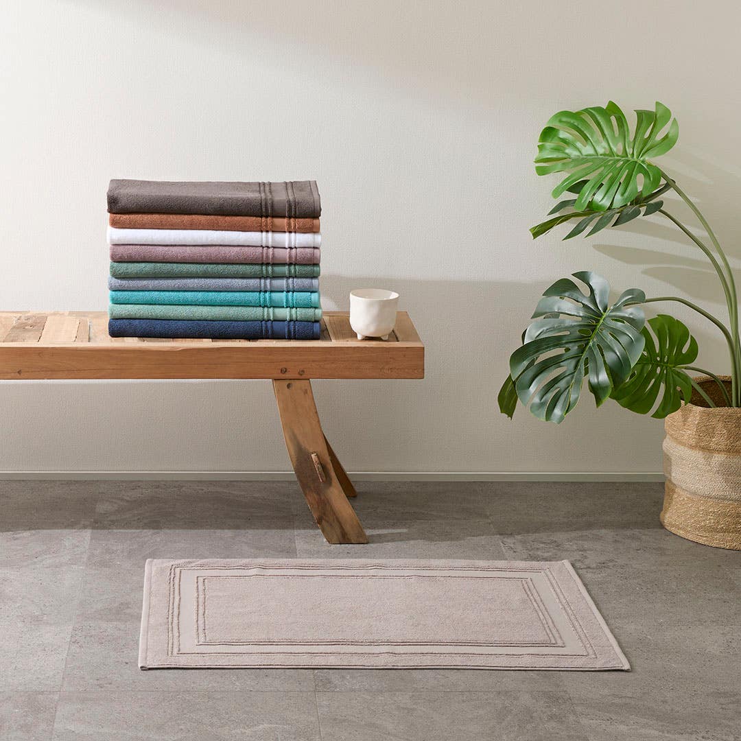 Shop Indulgence Bath Mat - Zinc Online | Bed Nath N' Table