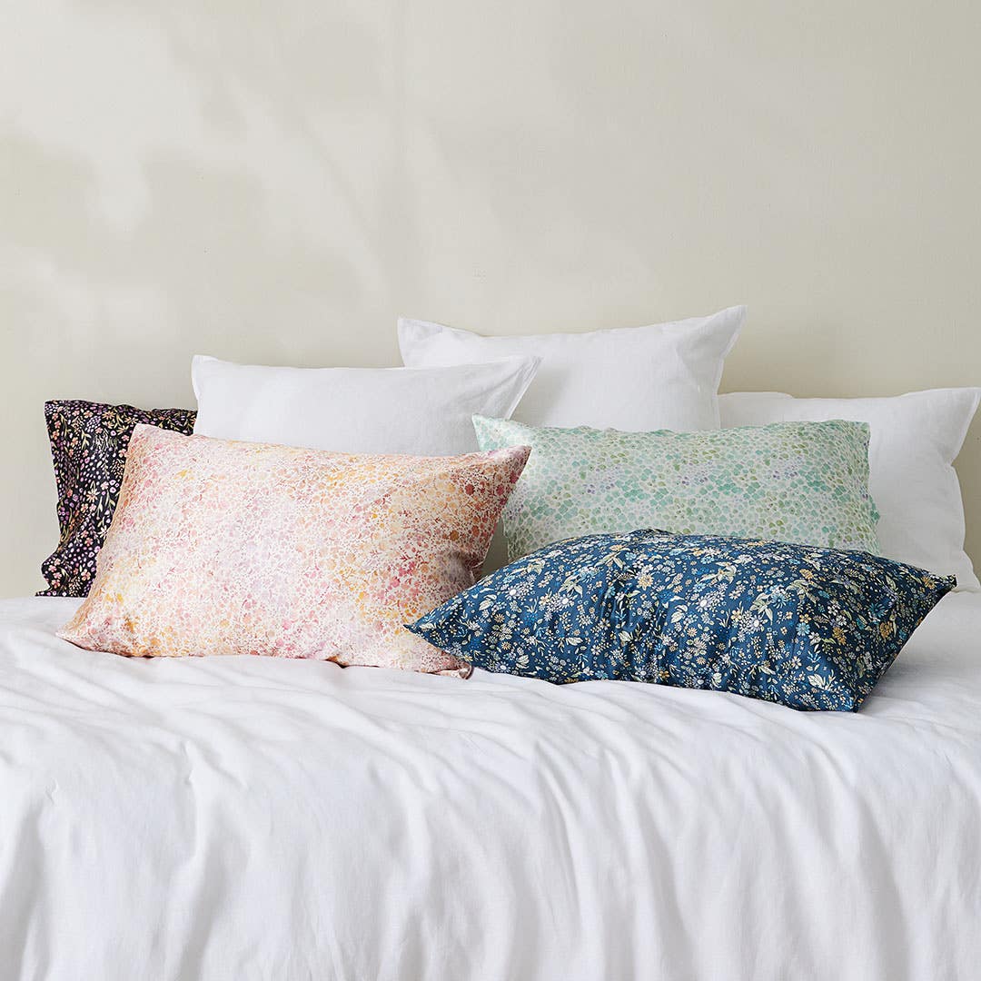 Silk pillowcase bed bath table on sale