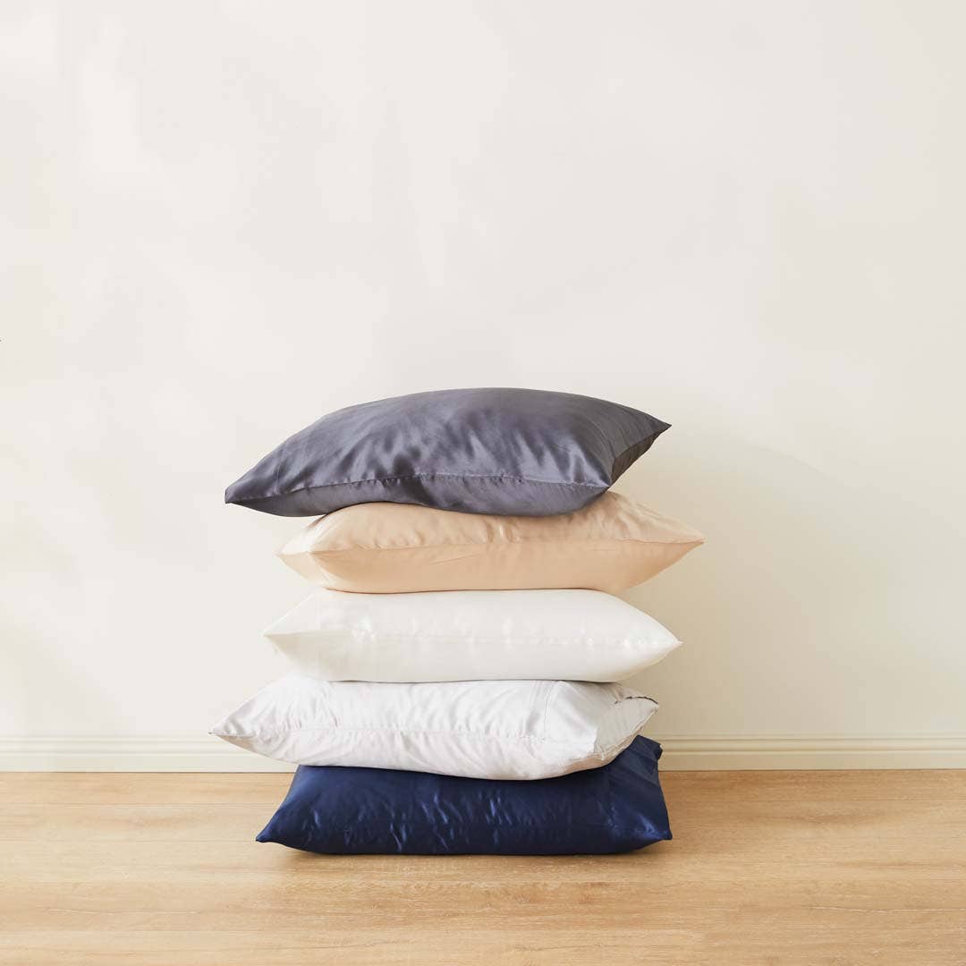 Bed bath table silk pillowcase sales
