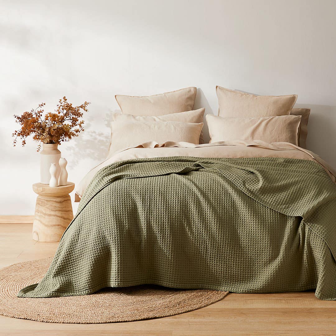 Olive green store sheets queen