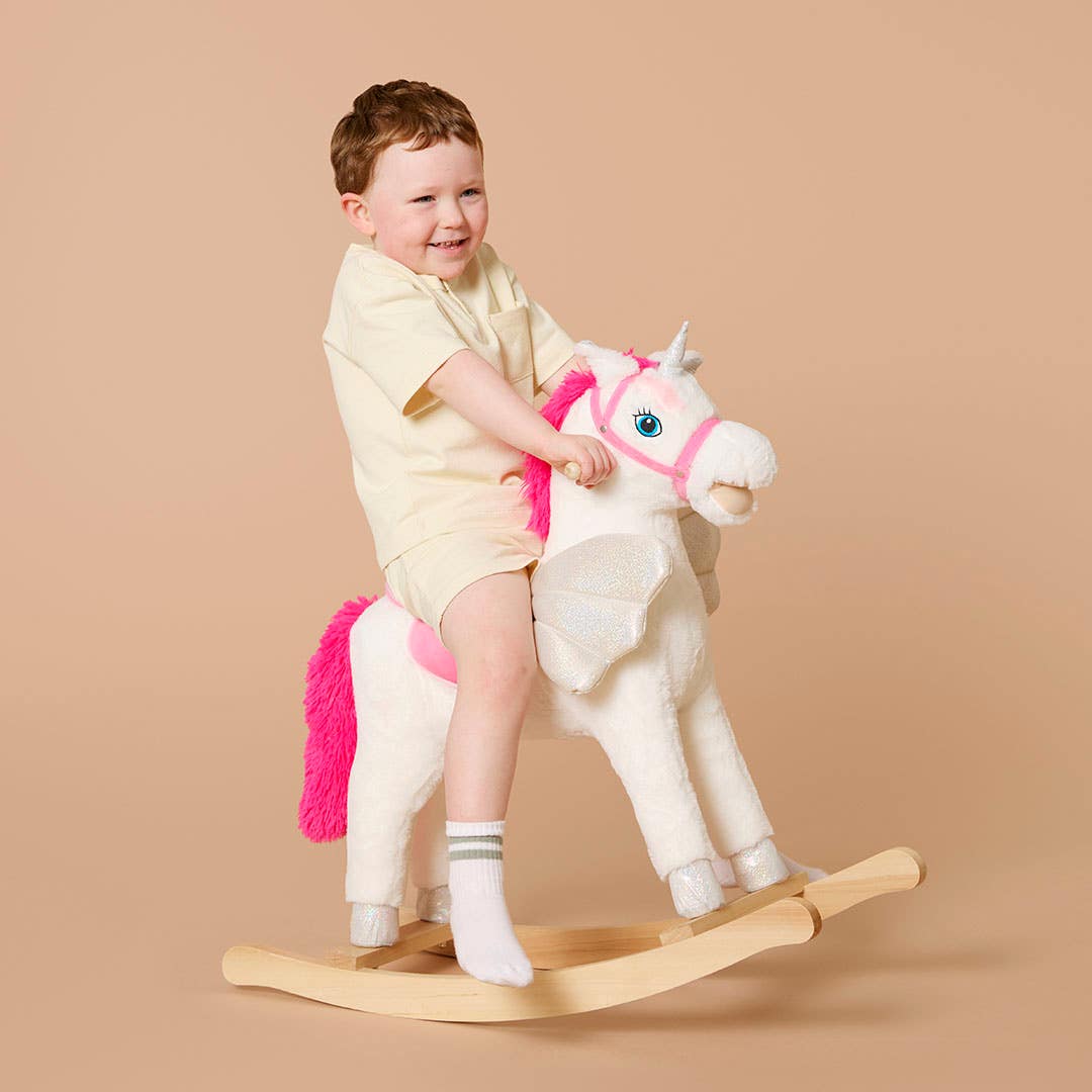 Shop Aurora Unicorn Rocking Toy Online | Bed Bath N' Table