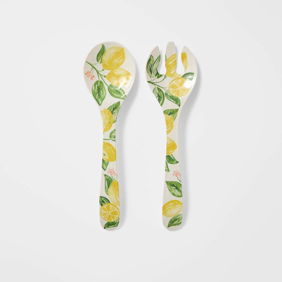 Shop Limonata Melamine Salad Servers Set of 2 Online | Bed Bath N' Table