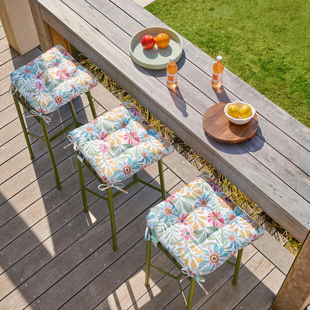 Cyprus Celia Floral Outdoor Chair Pad