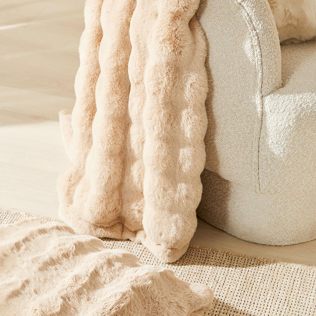 Malmo knitted throw outlet