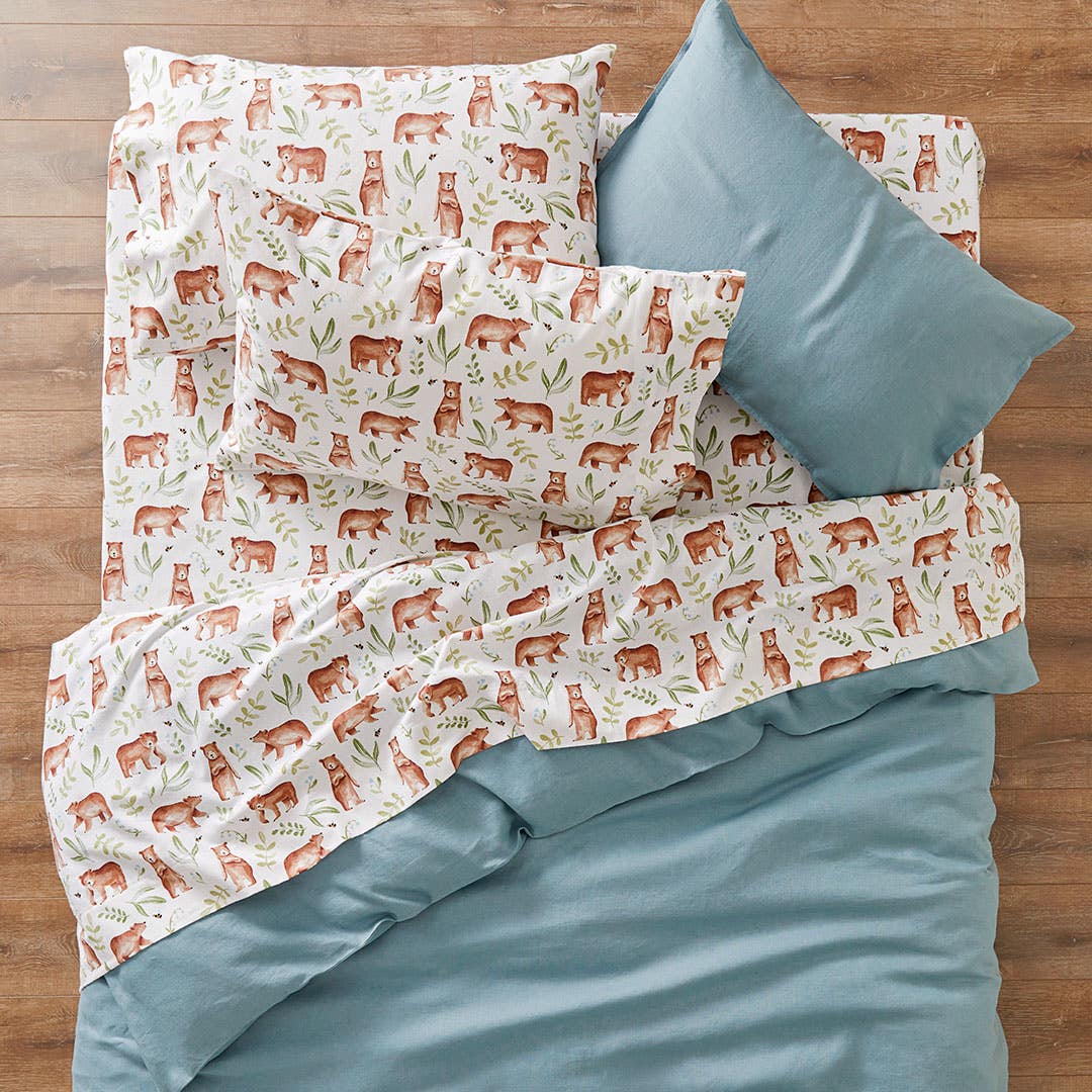 Shop Honey Bear Flannelette Sheet Set Online Bed Bath N Table
