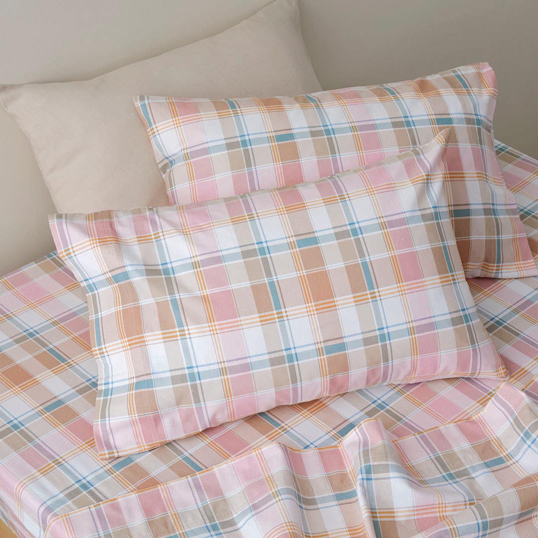 Micro Flannel 4-Piece Fun In The Snow Geometric Queen Sheet Set MFNSSQNFIS - The