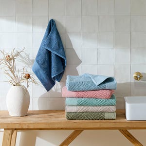 Kinsley Towel - Steel Blue