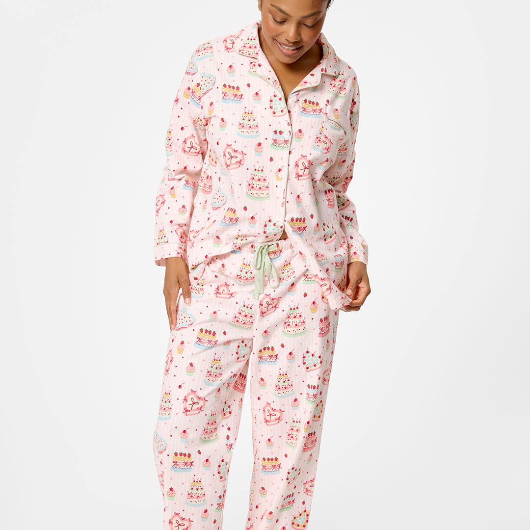 Shop Cakes Flannelette Pyjamas Online | Bed Bath N' Table