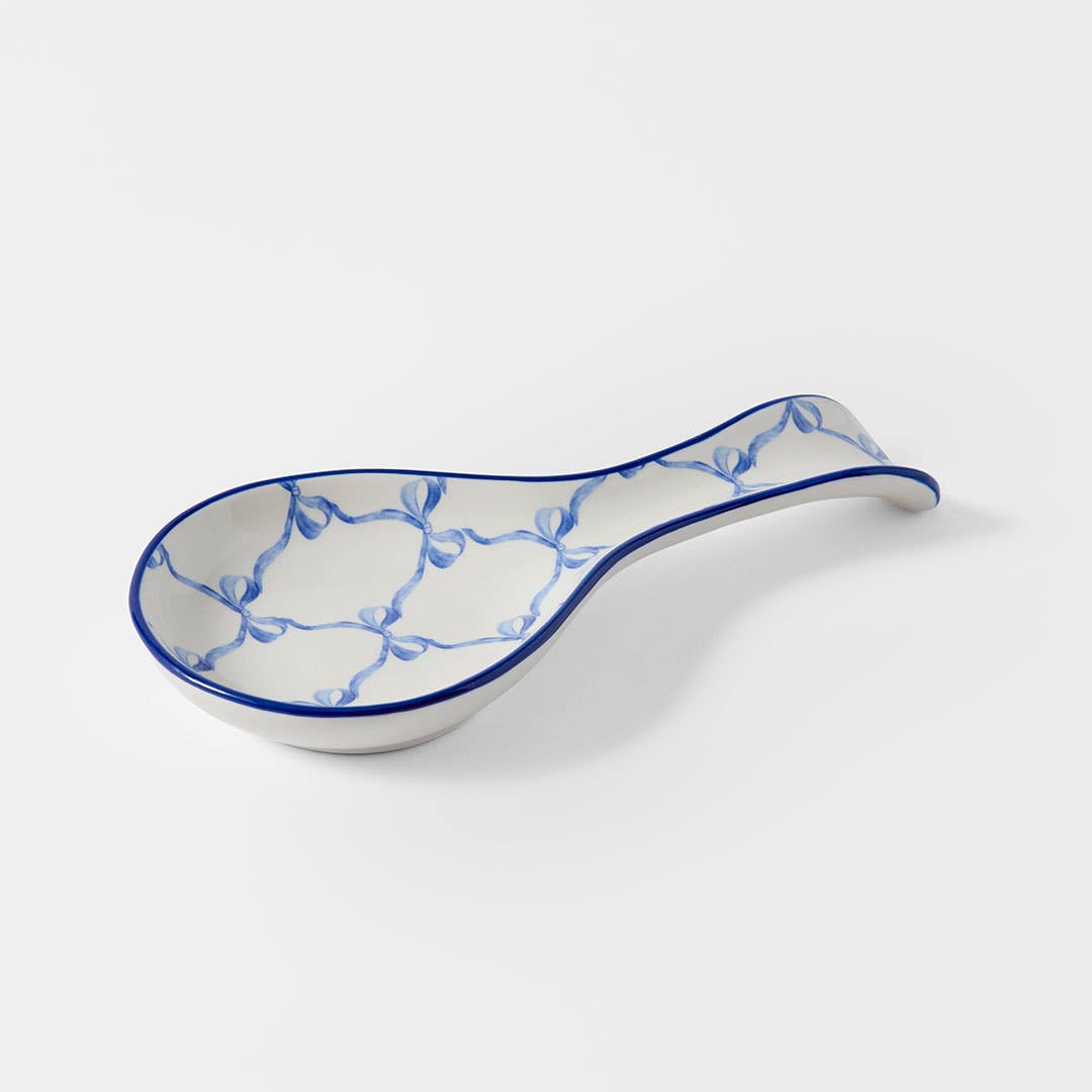 Shop Floral Bow Spoon Rest Online | Bed Bath N' Table