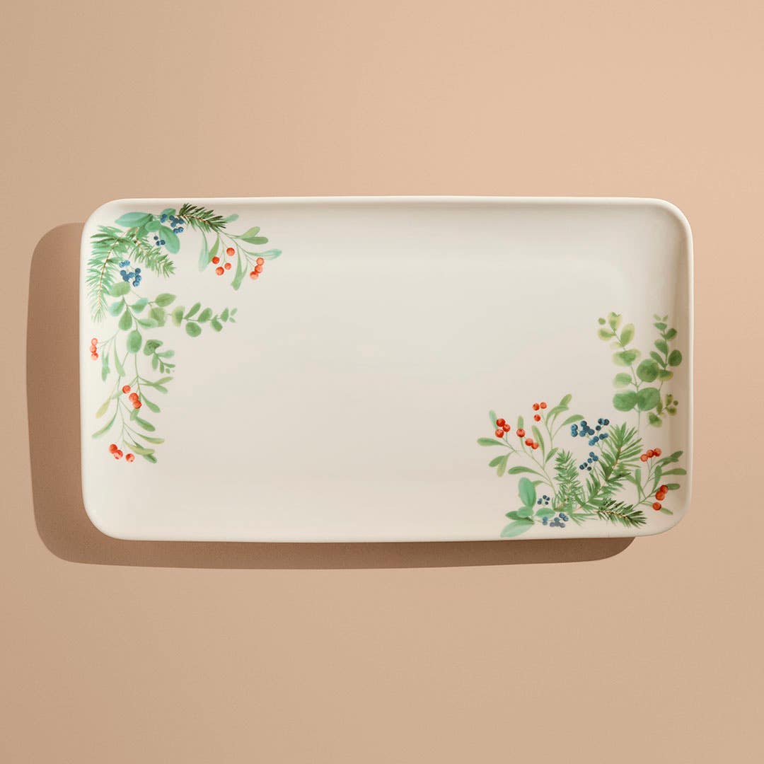 Huckleberry Christmas Greenery Platter