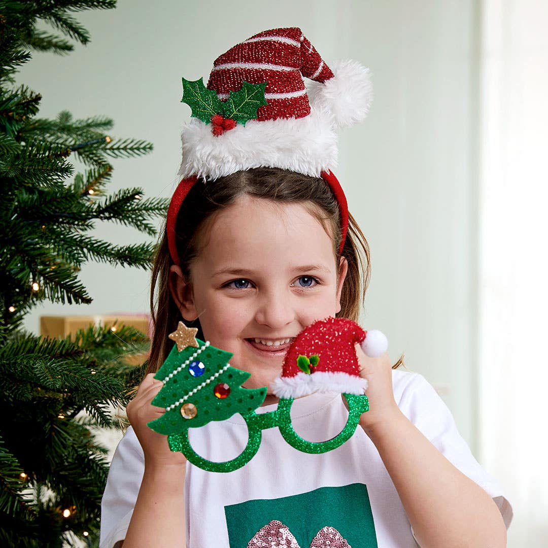 Buy Xmas Novelty Glasses Tree And Hat Online Bed Bath N Table