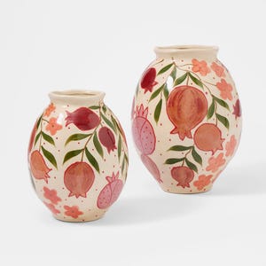 Pomegranate Ceramic Vase Large