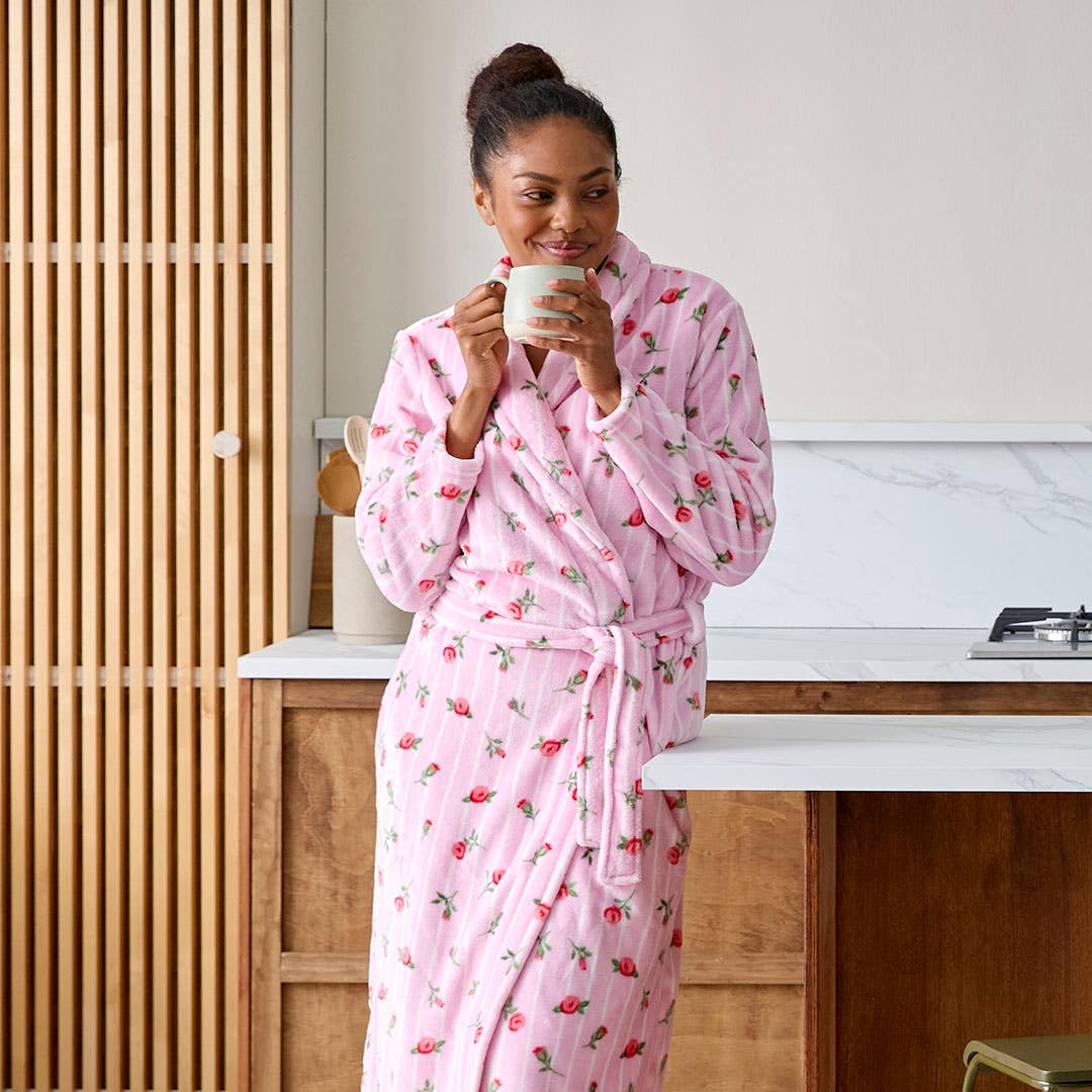 Bread Print Robe Shop Rosie Stripe Printed Robe Online | Bed Bath N' Table