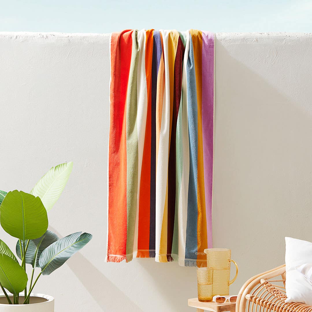 Shop Sonny Beach Towel Multi Stripe Online Bed Bath N Table