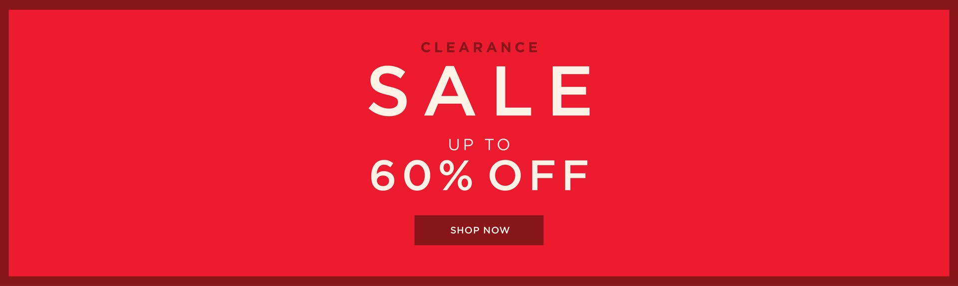 Up To 60% Off Clearance Sale