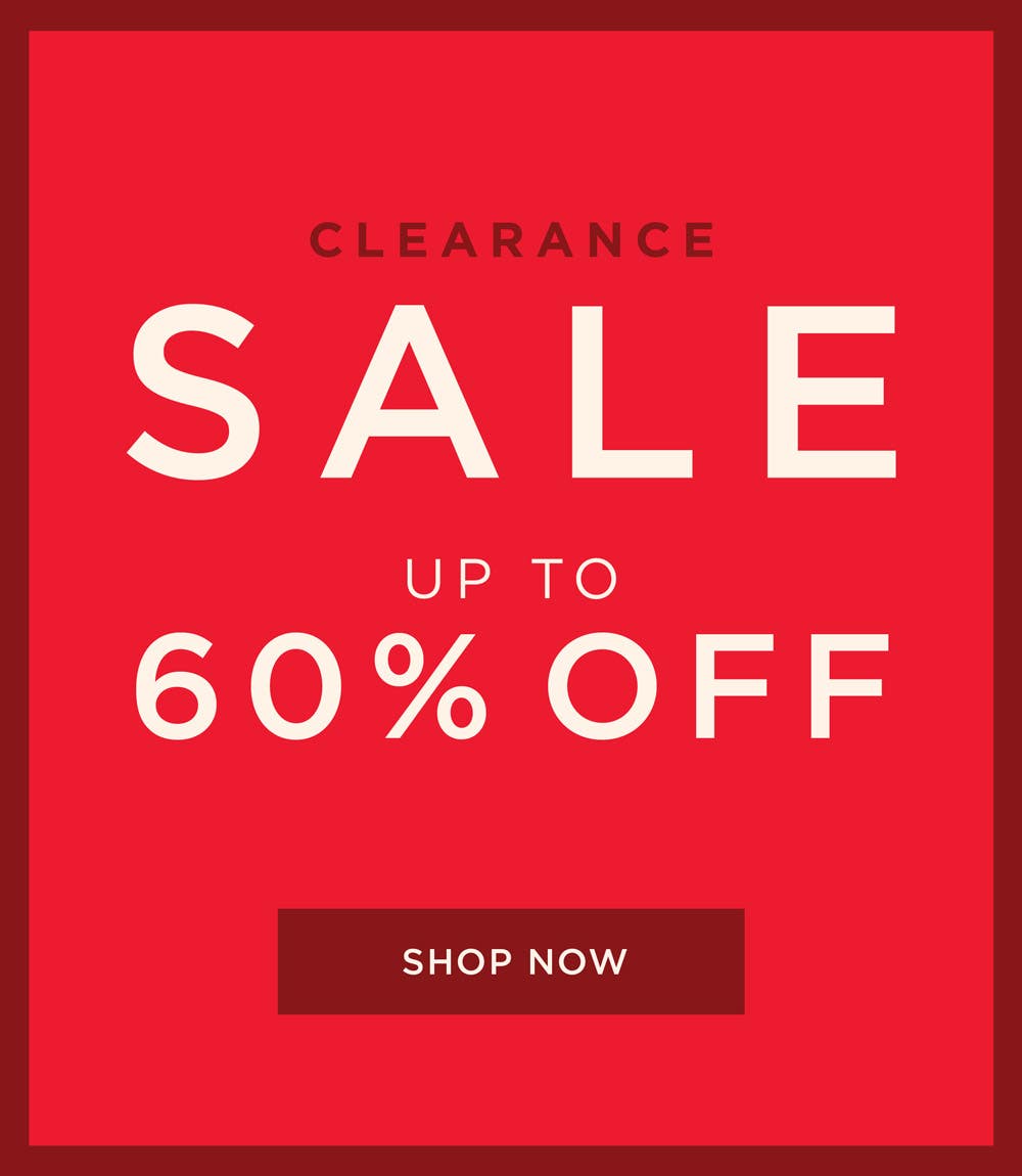 Up To 60% Off Clearance Sale