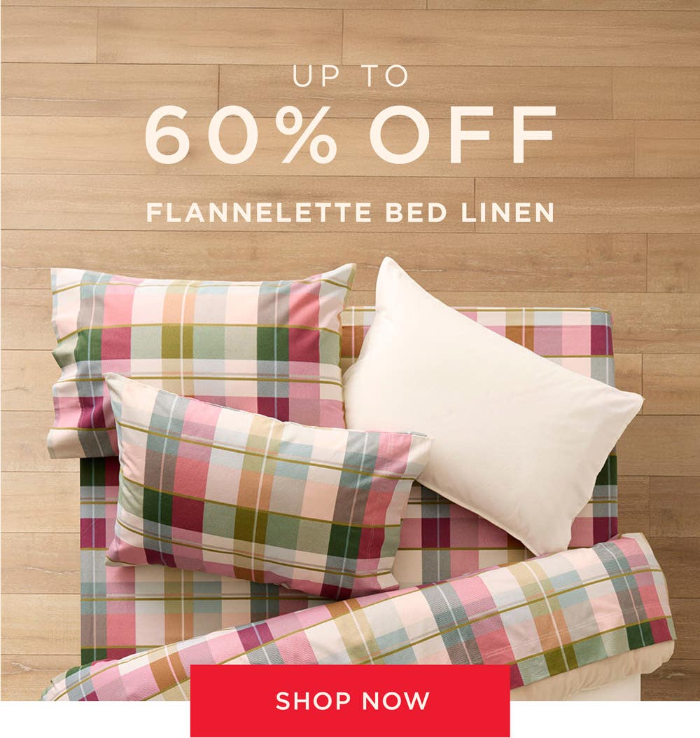 Up To 60% Off Flannelette - Shop Now